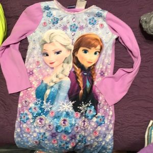 Frozen Nightgown with Anna & Elsa